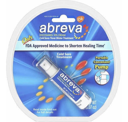 Pomada Abreva Trata Herpes Docosanol 10% - Pump 2g