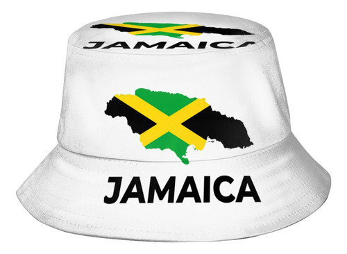 Sombreros De Pescador Con Bandera Jamaicana, Gorra De Playa 