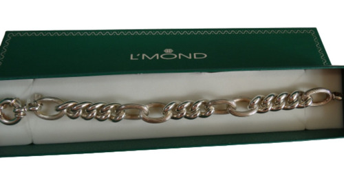 Pulsera L´mond Plata 925 Original Cierre Marinero Mujer 11mm