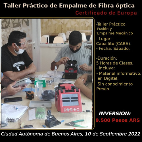 Imagen 1 de 5 de Talleres Prácticos De Fibra Óptica Y Ftth (presenciales)