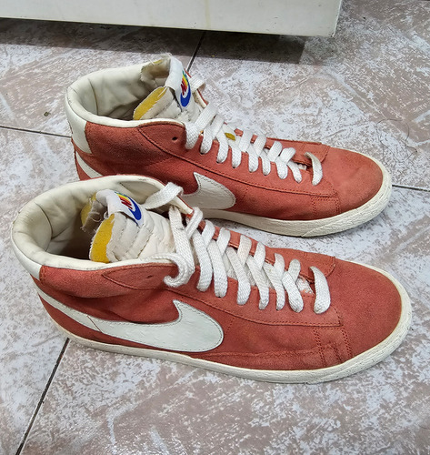 Zapatillas Nike Sb Blazer Zoom Mid Talle 41 Arg Leer (Usado)