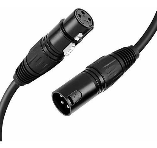 Cable Xlr Cablecreation 50ft Xlr Macho A Hembra Cable De Mic