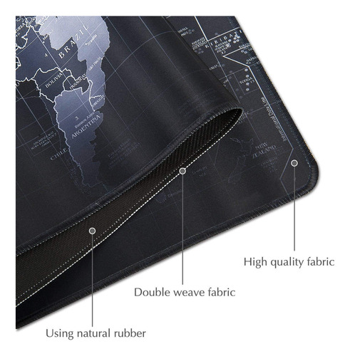 Yixinextended Gaming Mouse Pad, Base De Goma Sin Deslizamien