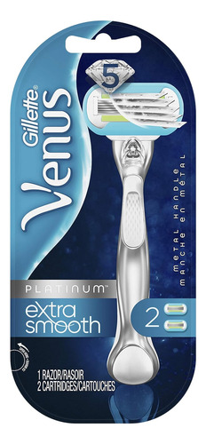 Venus Platinum - Mango De Metal Extra Suave Para Maquinilla 