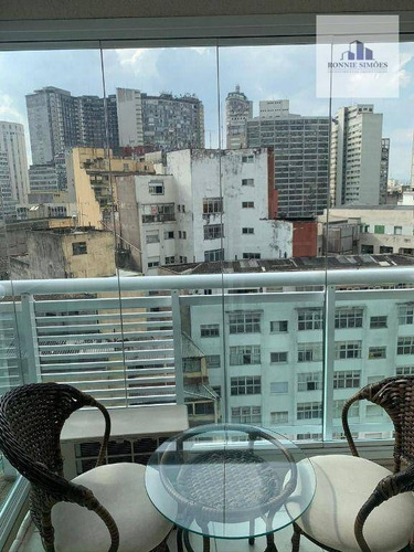 Imagem 1 de 30 de Apartamento À Venda Na Consolação, Edifício Mood, 1 Suíte, 1 Banheiro, 1 Sala Ampla, 1 Vaga De Garagem, 48m², São Paulo. - Ap1227