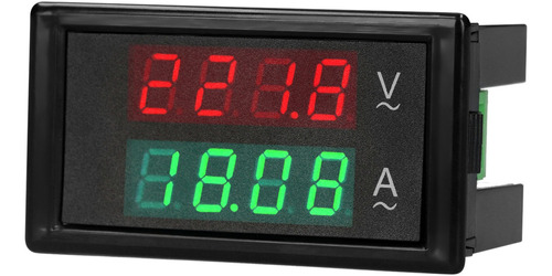 Prueba De Amperaje Amperímetro Voltímetro Digital Ac 80-300v