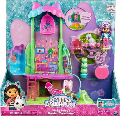 Playset Gabby's Dollhouse Kitty Fairy's Casa Del Árbol