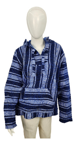 Sudadera De Jerga Dama Poncho Canguro Capucha Hoodie Craft
