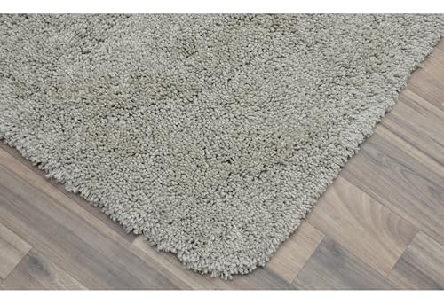 Juego De 3 Alfombras De Baño Lavables Gris Pardo