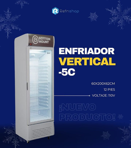 Enfriador Vertical -5c Marca Bottom Mount