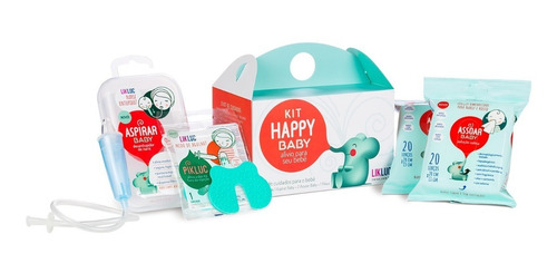 Kit Happy Baby Likluc Aspirar Baby + 2 Assoar Baby + Pikluc