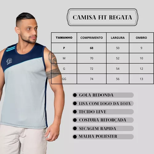 Kit 3 Camisetas Regata Calvin Klein 12