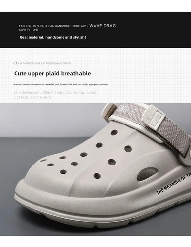 Zapatos Tipo Zueco De Playa De Verano Para Hombre, Sandalias