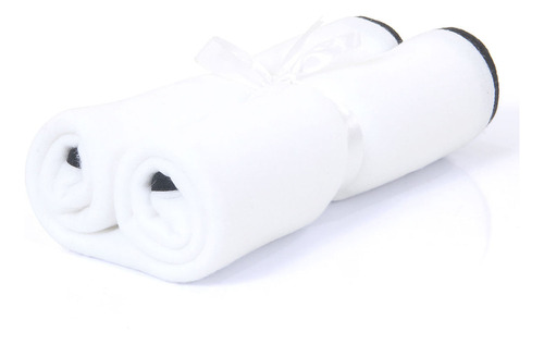 Cobertor De Soft Premium Com Viez De Malha - Branco