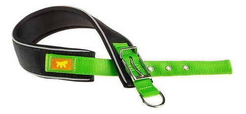 Collar robusto para perros Daytona Comfort, CF40/53, color verde Ferplast