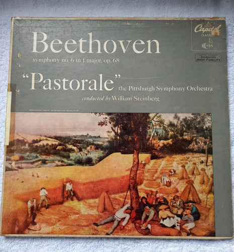 Beethoven, Pastorale, Lp, Disco De Vinilo, Acetato