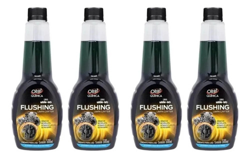 Kit 4 Limpa Carter E Motor Carro Produto Flushing 500 Orbi