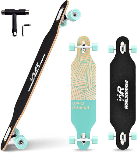 Patineta Longboard Windrunner Freeride Crusier T-tool 41in