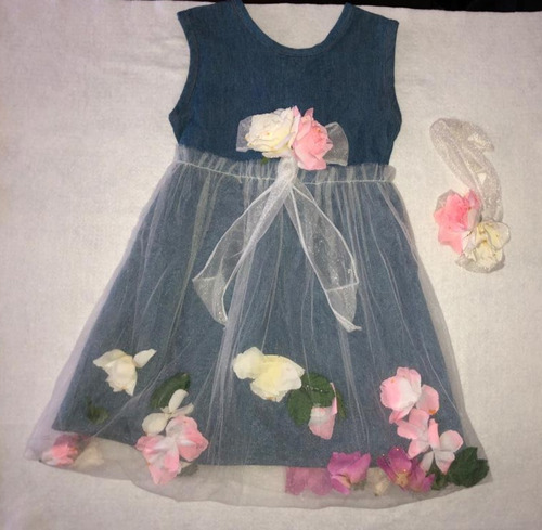 Vestido Para Niñas De Jean