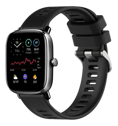 Para Amazfit GTS 2 Mini Correa de reloj de silicona con cierre