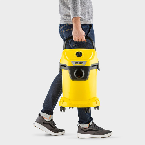 Aspiradora Karcher Wd 3 Seco Húmedo Amarillo