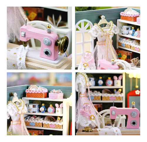 Kit De Casa Diy Con Luz Led Y Accesorios Serie Qt