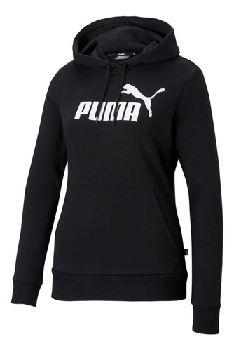 Sudadera Puma Ess Logo Fl Para Mujer 586791-01