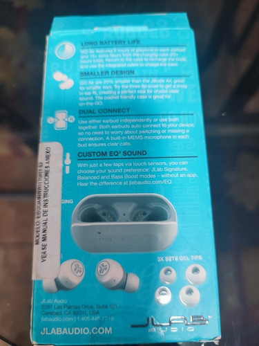 Auriculares Bluetooth Jlab Go Air (Usado)