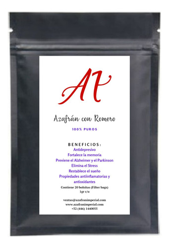 Té De Azafrán Con Romero