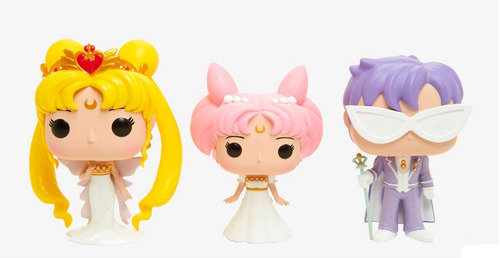 Imagen 1 de 4 de Pop! Neo Queen Serenity, Small Lady & King Endymion Set