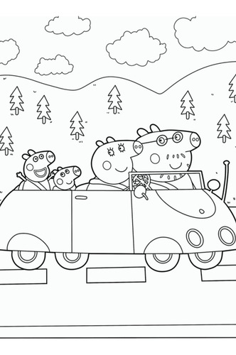 Imprimible Peppa Pig Para Pintar Colorear Cerdita George