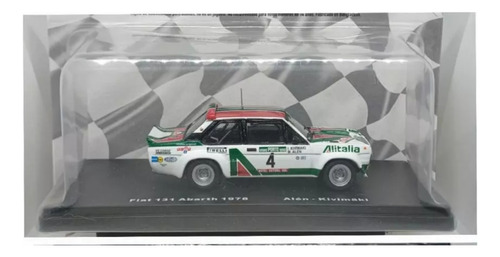 Colección Oficial Wrc Nro 34 Fiat 131 Abarth Alén-kivimäki Rojo Blanco Y Verde