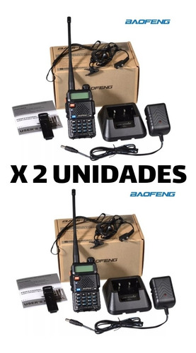 Radio De Comunicación X 2 Unidades Marca Baofeng Uv5r