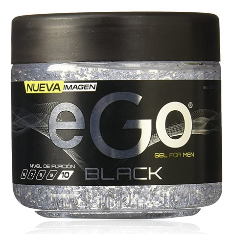 Hair Gel Para Hombre Ego Black 250&nbsp;ml
