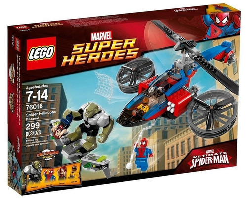 Lego Super Heroes - Spider-man Rescate Helicóptero 76016