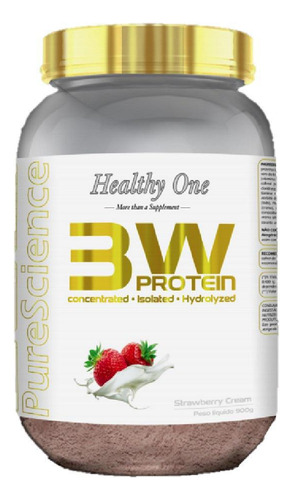 3w Protein 900g Conc Iso Hidro Healthy One - Baunilha