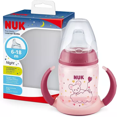 Torbellino Pensativo omitir Vaso De Aprendizaje 150 Ml Luminoso Nuk Tetina Antiderrame