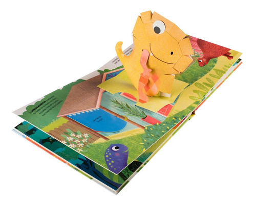 Imagen 2 de 3 de Libro Infantil Pop Up Dinosaurios Lexus Editores