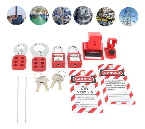 Lockout Lockout Kit De Etiquetado De Bloqueo Portátil Seguri