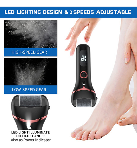Removedor Elctrico De Callos Para Pies, Kit De Pedicura Elec