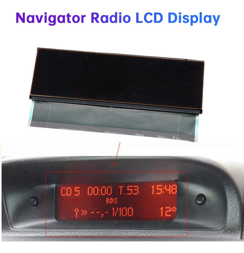 Pantalla Lcd De Radio Car Central Navigator Para 206 307 -fs
