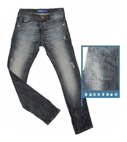 Pantalon Jean Azul Prelavado | Panther (14128)