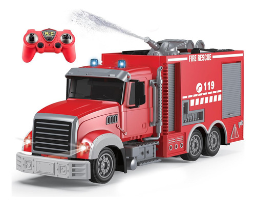 Camión De Bomberos Con Control Remoto, Camión De Bomberos Rc