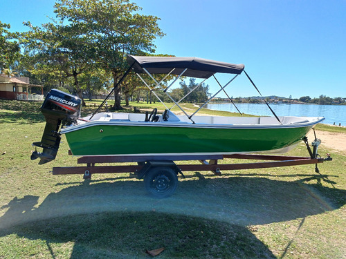 Lancha Rs 530 Com Motor Mercury 50 Elpto 2 Tempos 0km 17 Pés