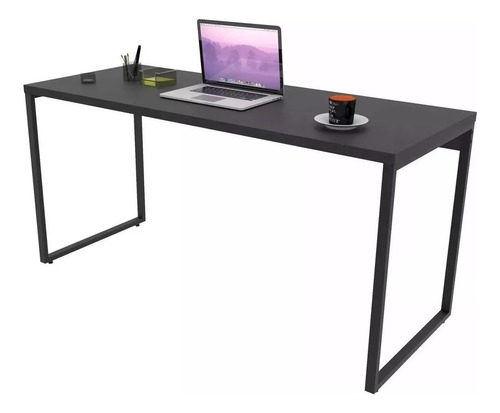 Mesa Para Escritório Diretor Estilo Industrial 1,50m Kuadra