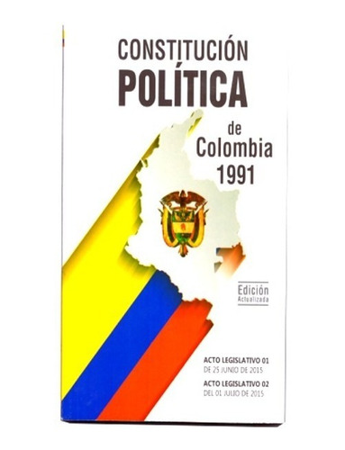 Constitucion Politica De Colombia Actualizada * 1 Unidades 