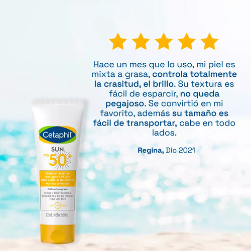 Protector Solar Facial Cetaphil Sun Gel 50ml