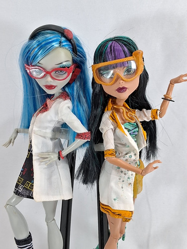 Pack Mad Science Cleo De Nile Ghoulia Yelps Monster High 02 (Usado)