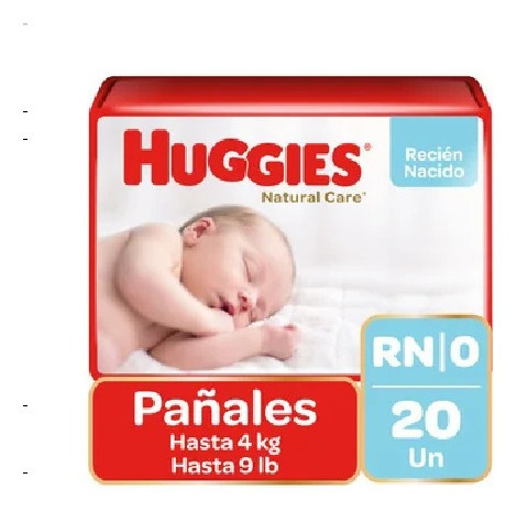 Pañal Recien Nacido Huggies 20 Uni(3 Dis) Super