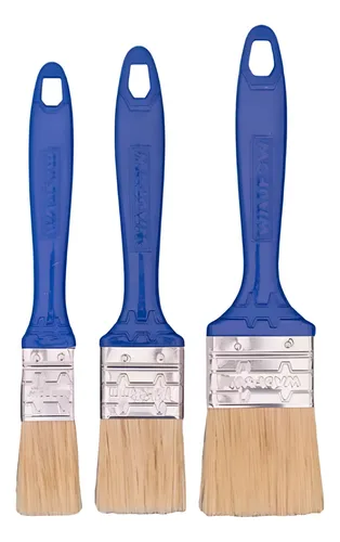 Set De Pinceles 5 Pzs Wpb4952 Wadfow Cerdas Azul